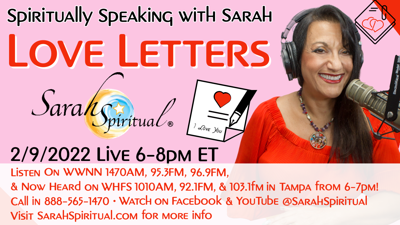 Spiritually Speaking With Sarah Love Letters Master Image