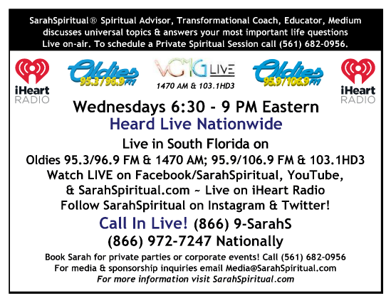 Spiritually Speaking With Sarah Radio Program master image