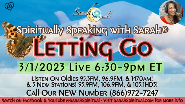 spiritually Speaking with sarah- letting go master image