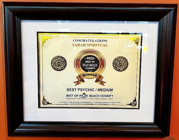 SarahSpiritual Best Psychic Medium 2022 master image